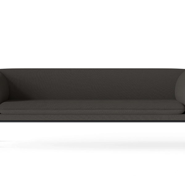 Official website 1491.60 usd for Turn Sofa 3 - Black - Fiord
